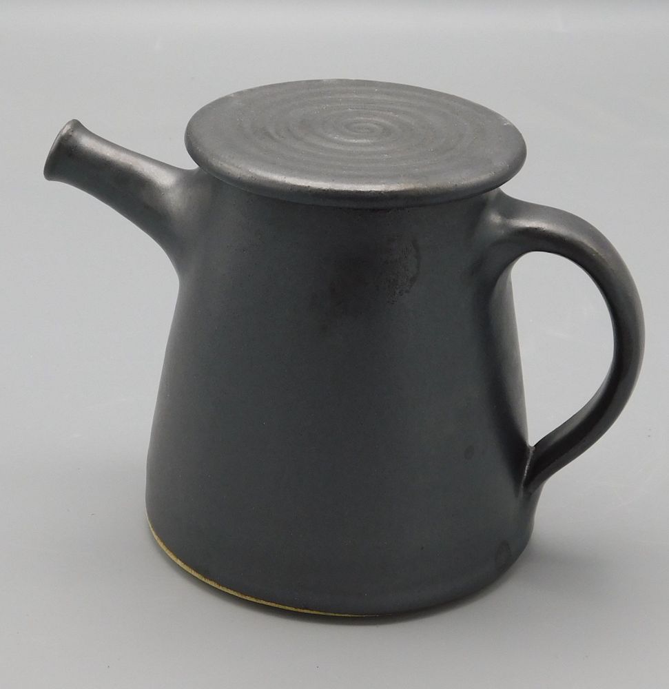 Matte Black Teapot