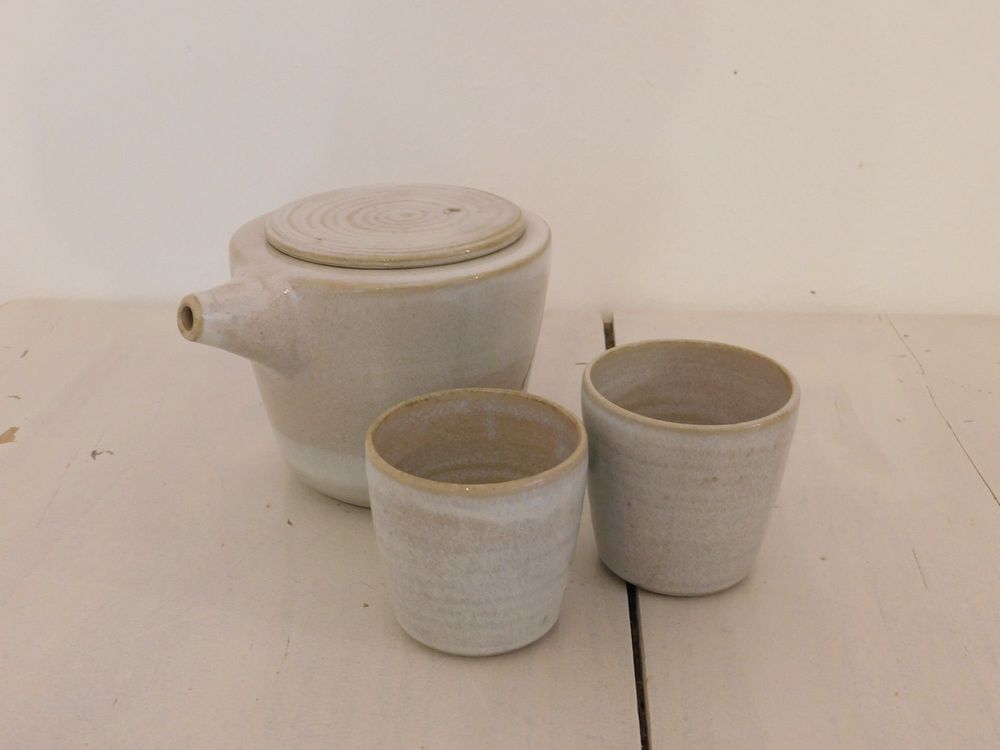 White Tea Set