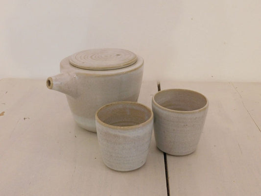 White Tea Set
