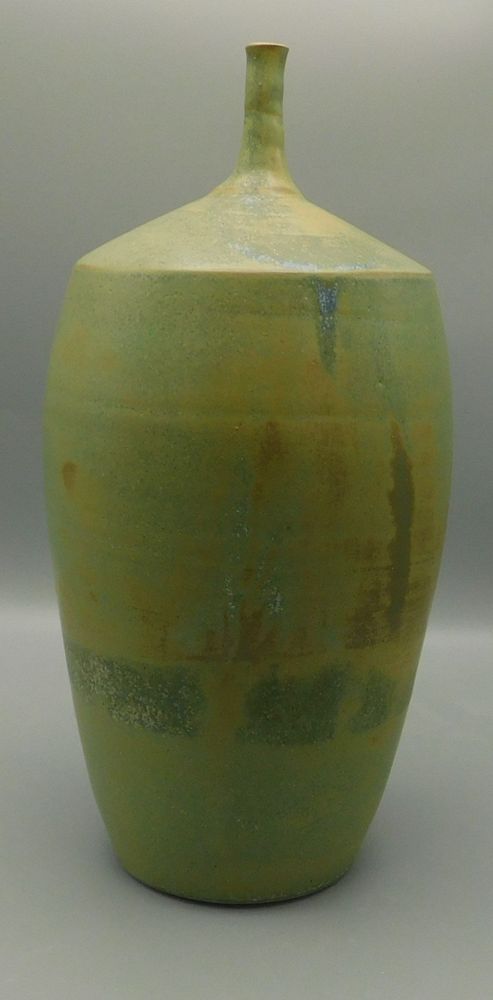 Matte Green-Blue Vase