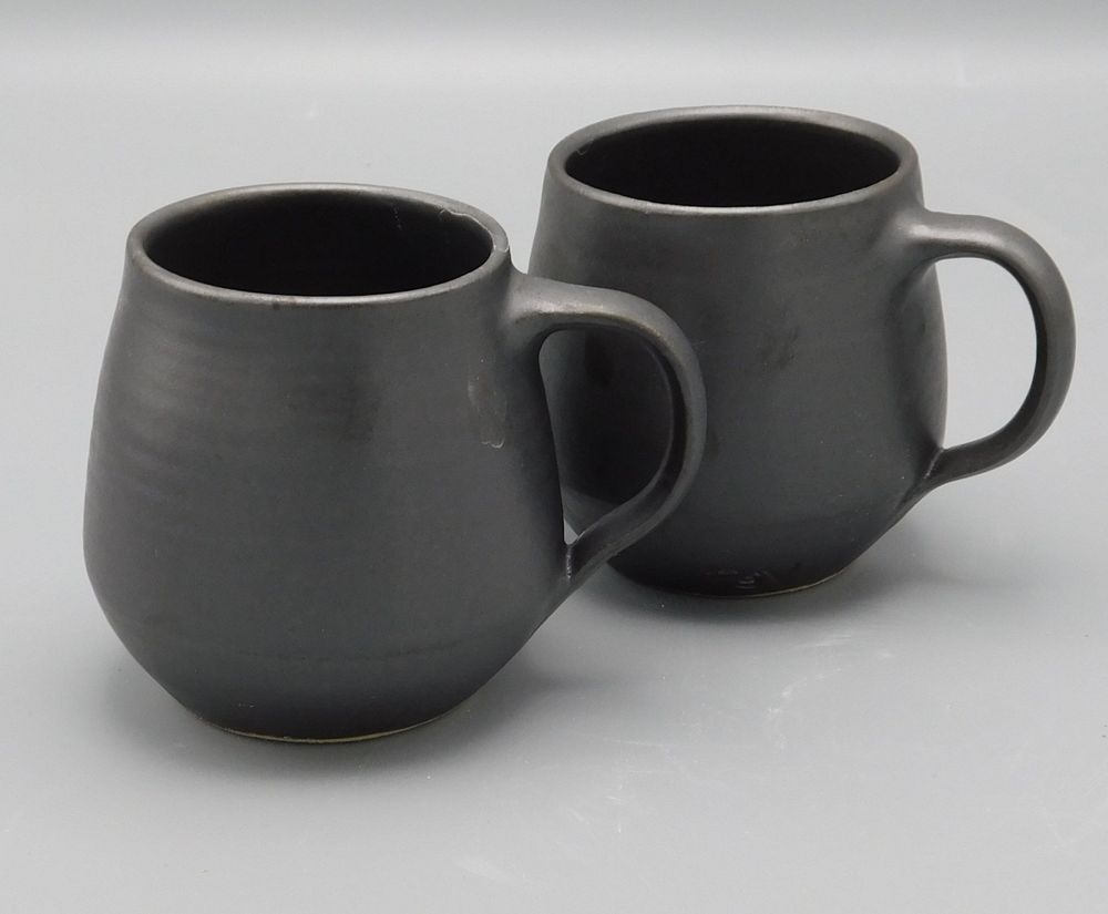 Matte Black Tea Cup